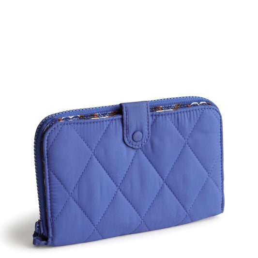 Vera Bradley Large Tab Wallet - Deep Ultramarine