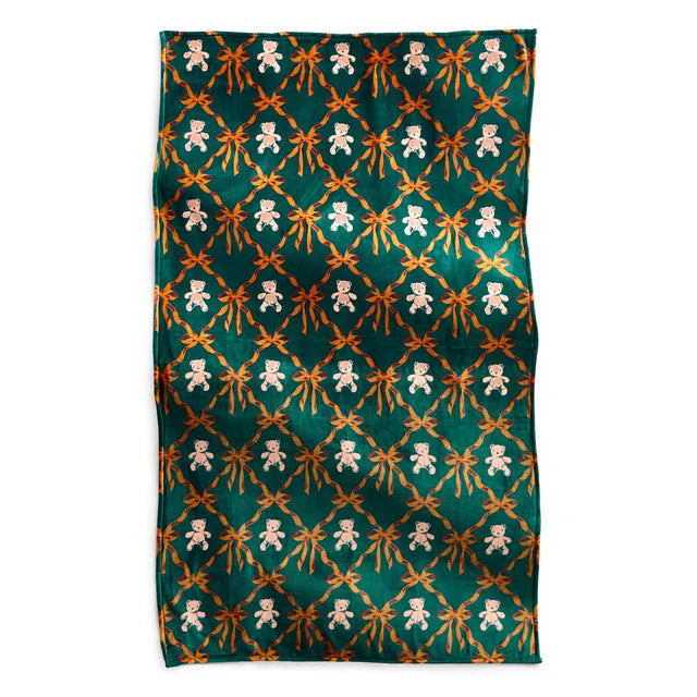 Vera Bradley Plush Throw Blanket - Bear mosaic in Fleece