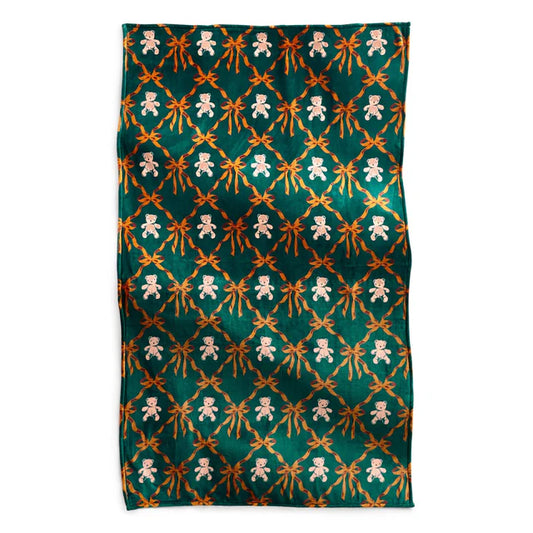 Vera Bradley Plush Throw Blanket - Bear mosaic in Fleece