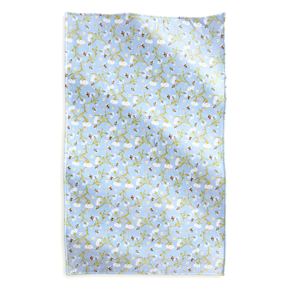 Vera Bradley Plush Throw Blanket Bee Garden Blue