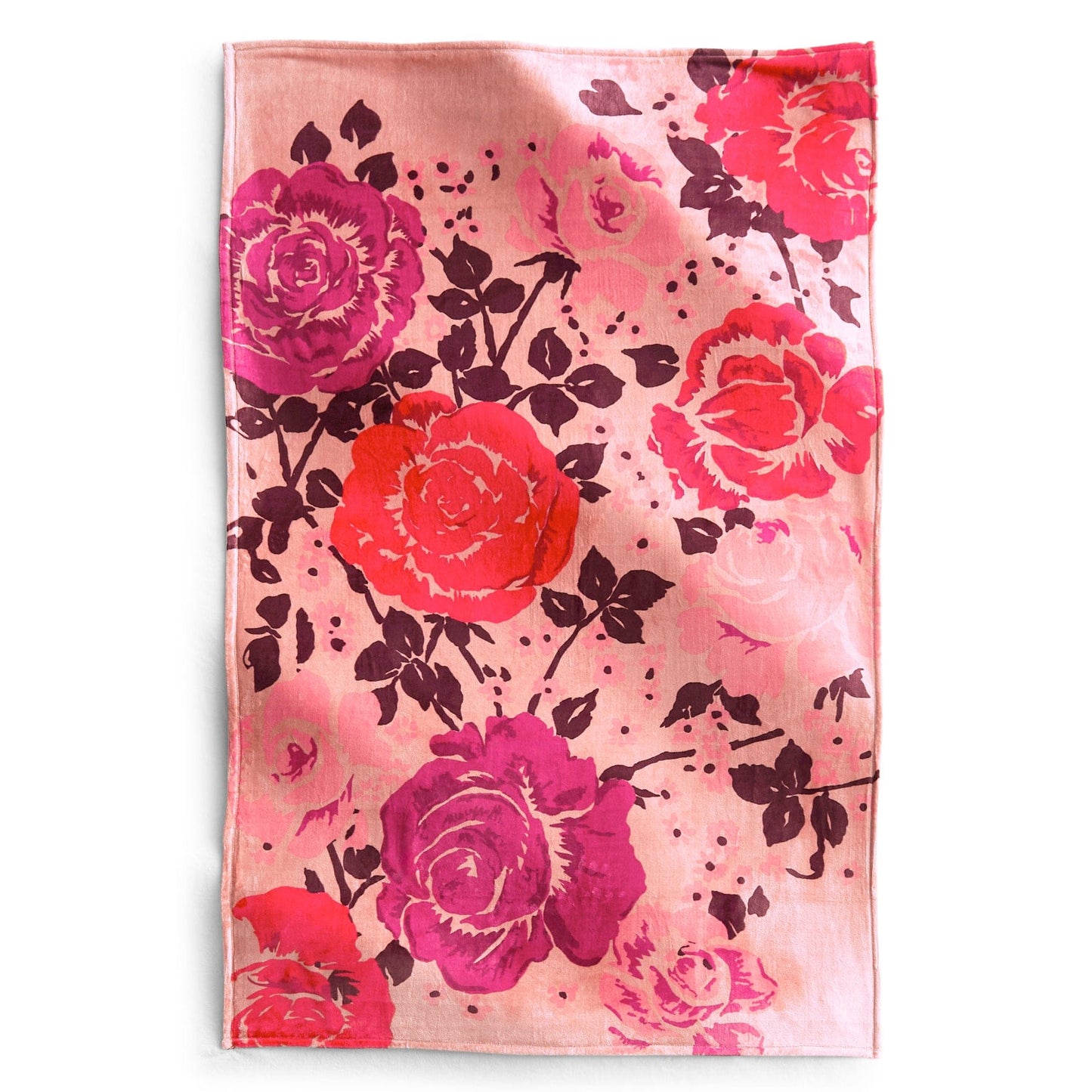 Vera Bradley Plush Throw Blanket - Coming up Roses