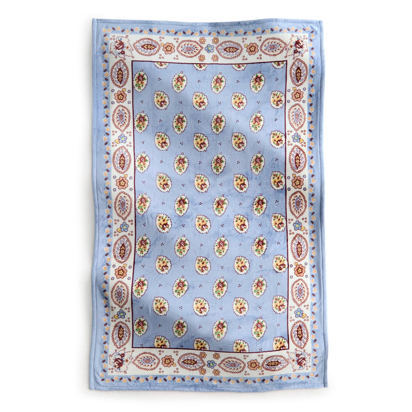 Vera Bradley Plush Throw Blanket - Blue Leaf