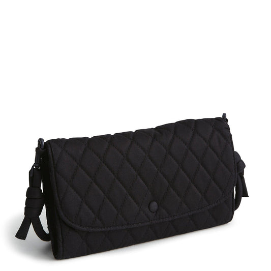Vera Bradley Wildwood Wallet Crossbody Moonless Night Black