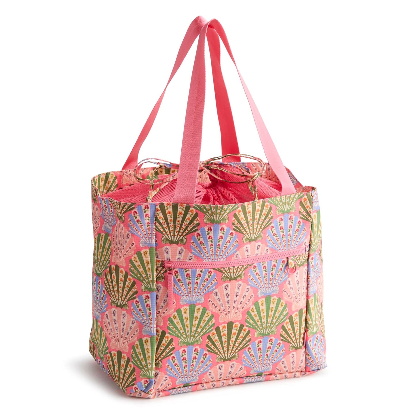 Vera Bradley Drawstring Family Tote - Cottage Shells