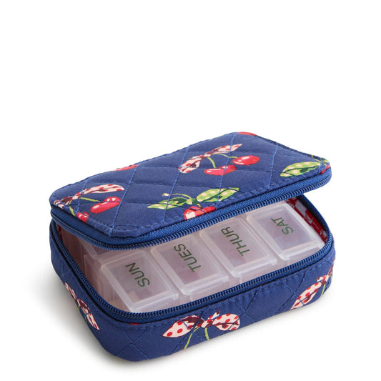 Vera Bradley Travel Pill Case Cherry picking