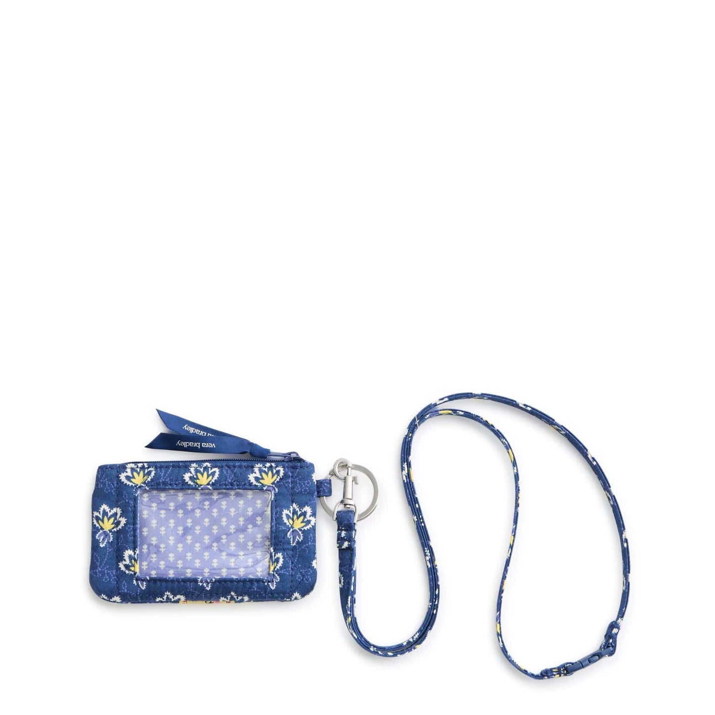 Vera Bradley Zip ID Pouch w/Breakaway Lanyard - Maison Blue