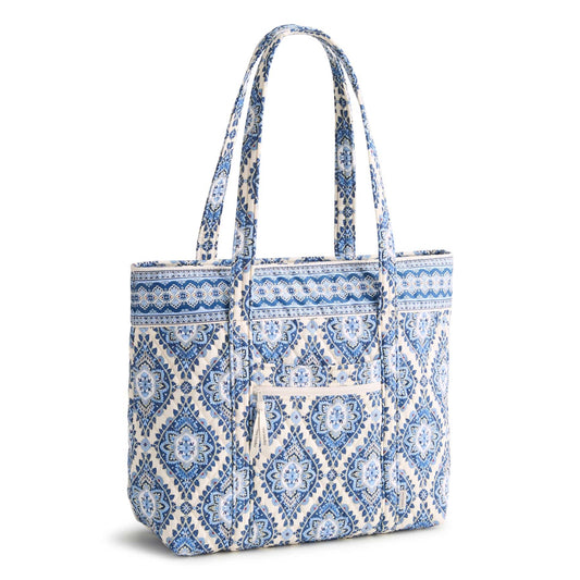 Vera Bradley Original Vera Tote Cambridge blues