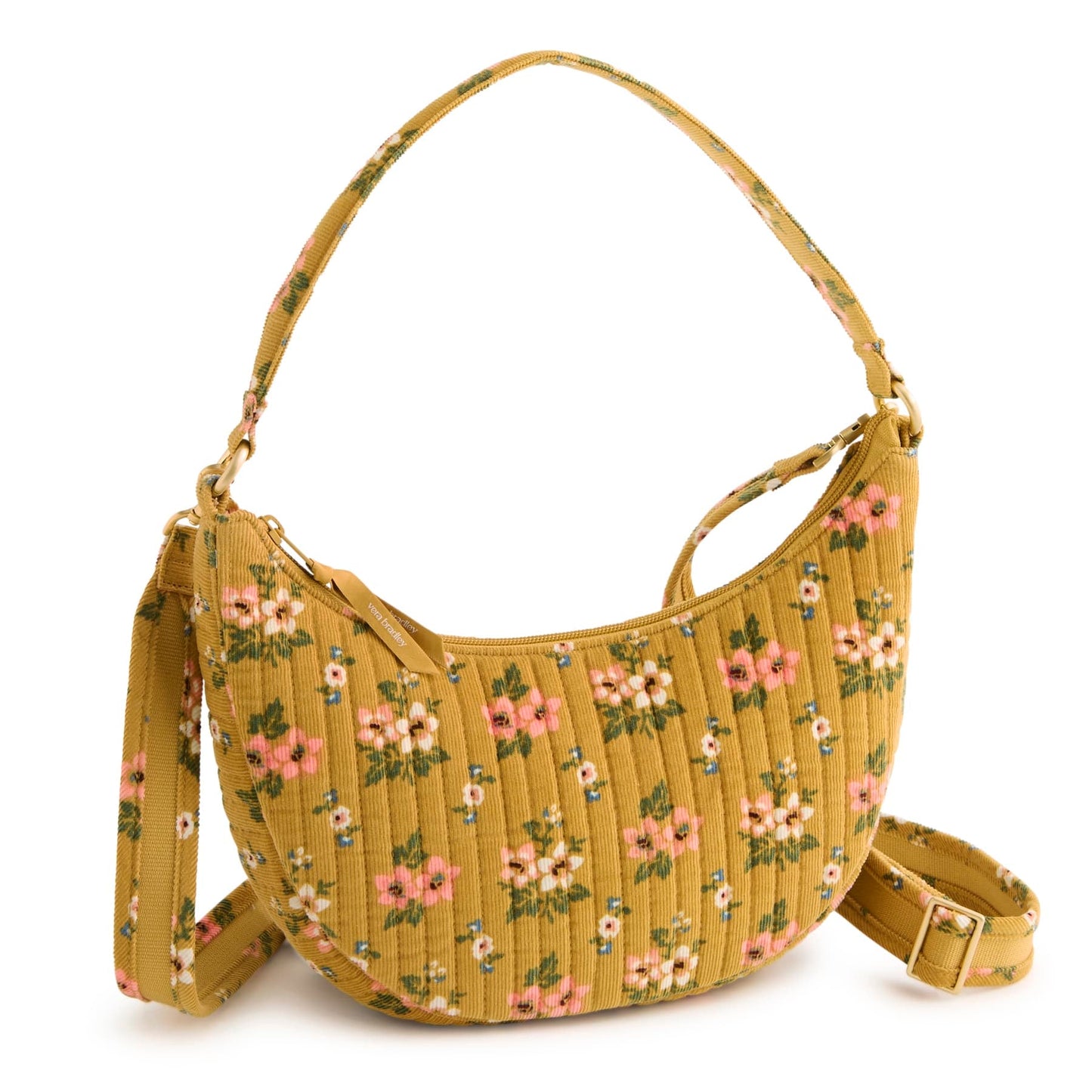 Vera Bradley Clara Convertible Shoulder Bag -  Honeybloom in Corduroy