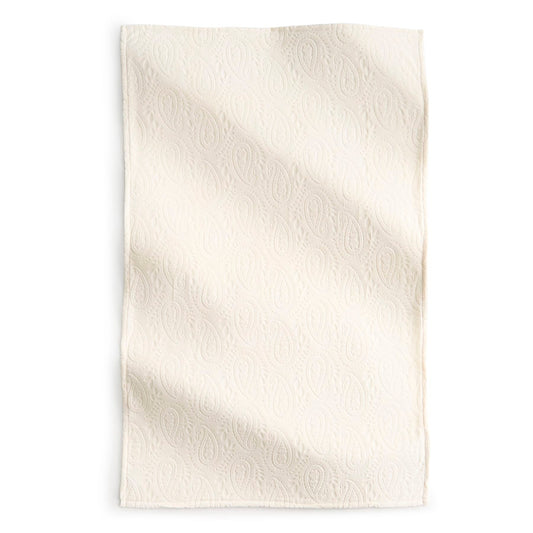 Vera Bradley Plush Throw Blanket - Antique White