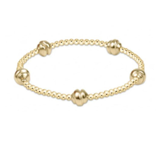 e. newton admire small gold 2.5mm gold