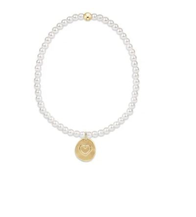 e. newton classic pearl 3mm love inspire small charm