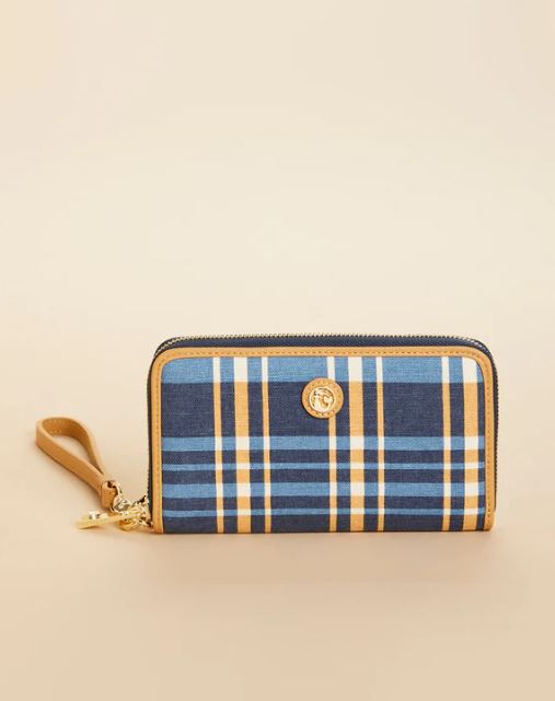 Spartina 449 Wallet Kalalanta Plaid Navy