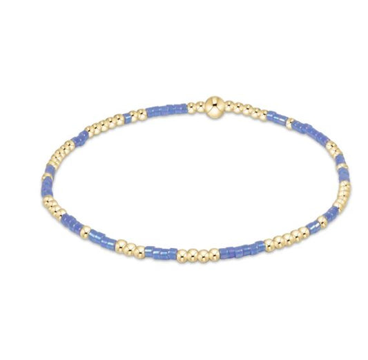 e. newton EXTENDS hope unwritten bracelet - bright blue