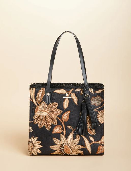 Spartina Box Tote Botanic Garden Floral