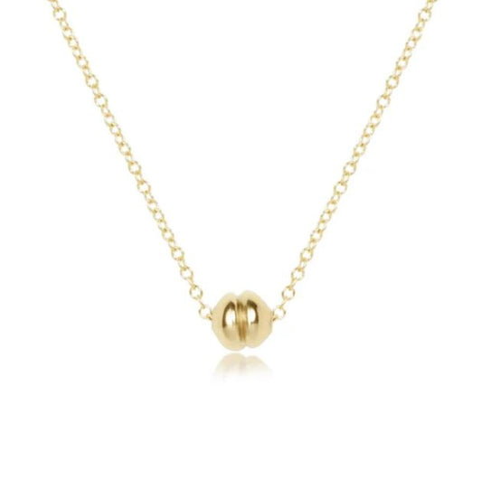 e. newton 16" - admire small gold charm