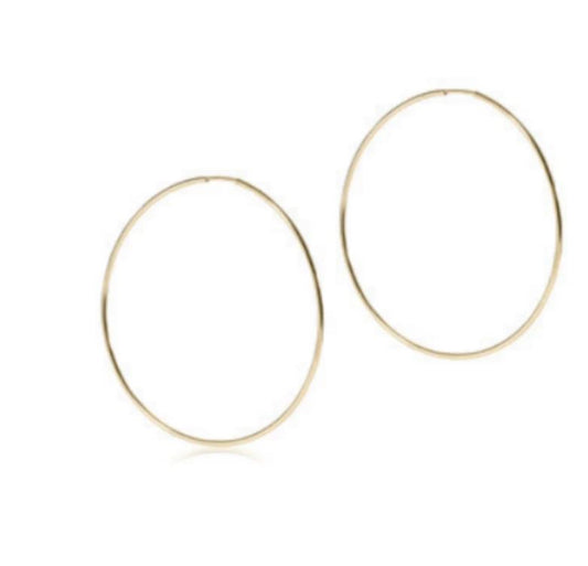 e. newton endless gold 2" hoop