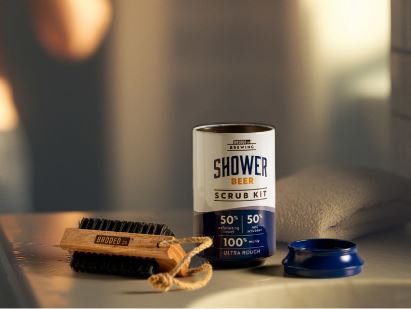Brodeo Drive Shower Beer Scrub Kit