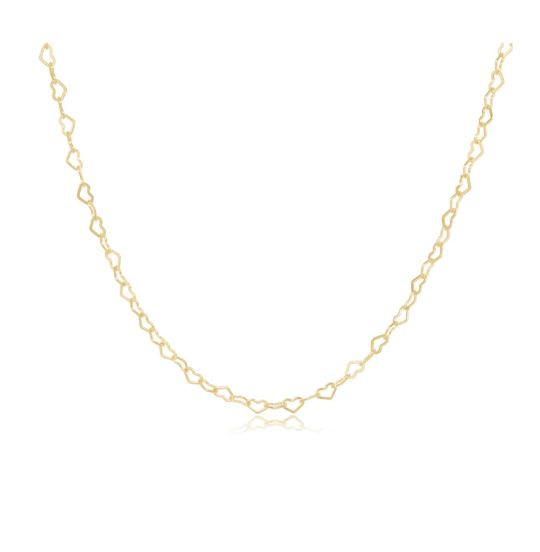 e. newton choker love chain - gold
