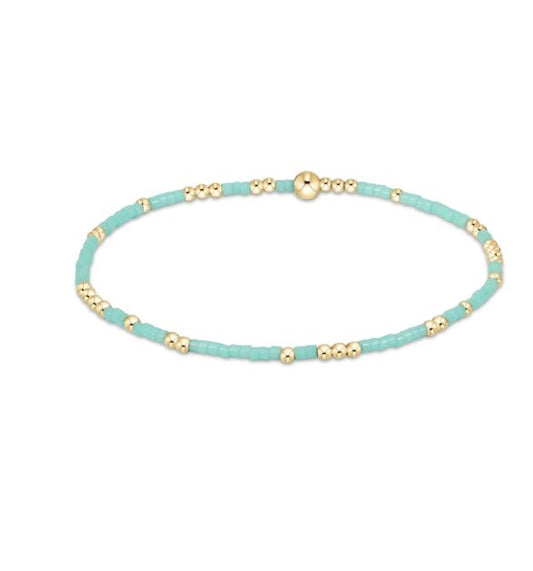 e. newton EXTENDS hope unwritten bracelet - mint