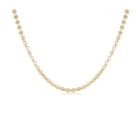 e. newton choker infinity chic chain - gold