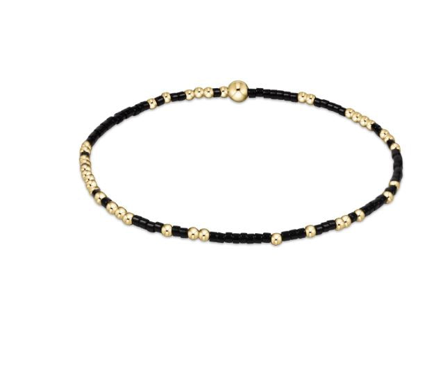 e. newton gameday hope unwritten bracelet - onyx