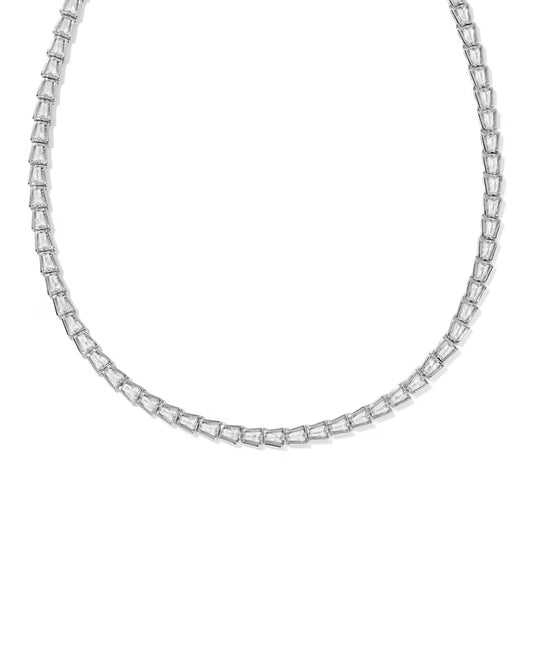 Kendra Scott Bella Silver Tennis Necklace