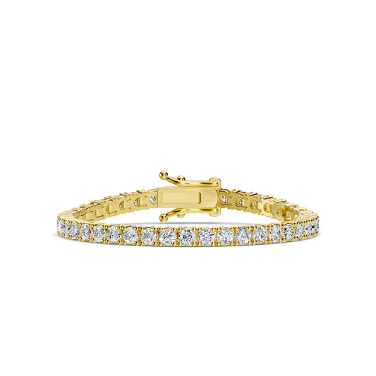 Lab Grown Diamond Tennis Bracelet with Box Clasp