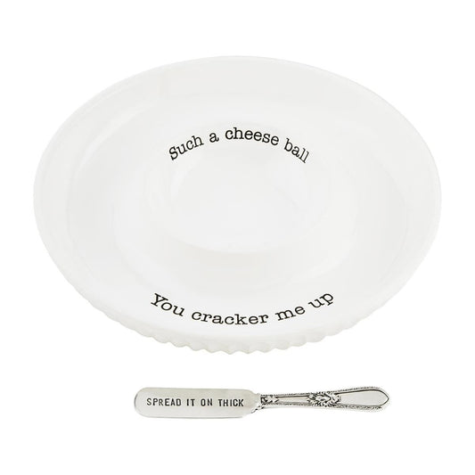 Mudpie Cheeseball Dish Set
