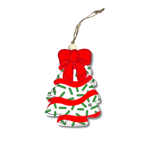 Christmas Tree Cake Ornament