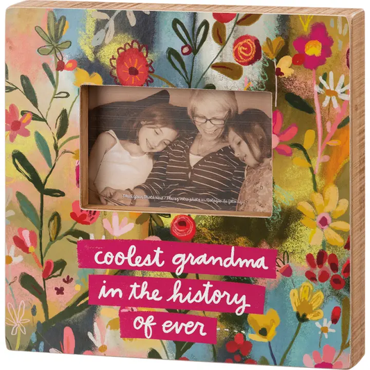 "Coolest Grandma in The History of Ever" Box Frame