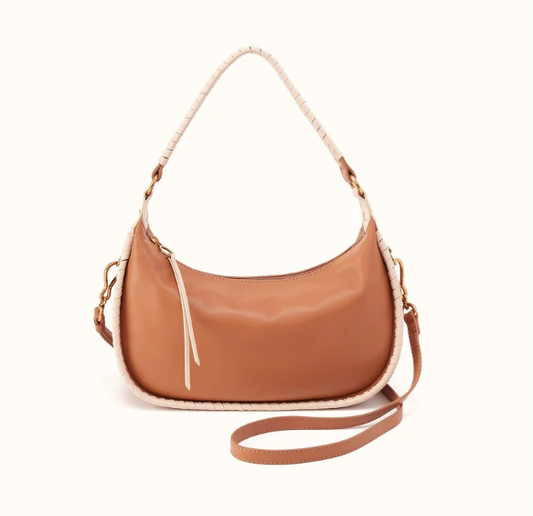 Mia Crescent Hobo - Smooth Leather | Warm Cashew