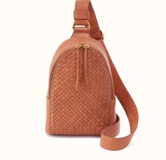 Hobo Fern Sling - Washed Leather | Harvest Wheat