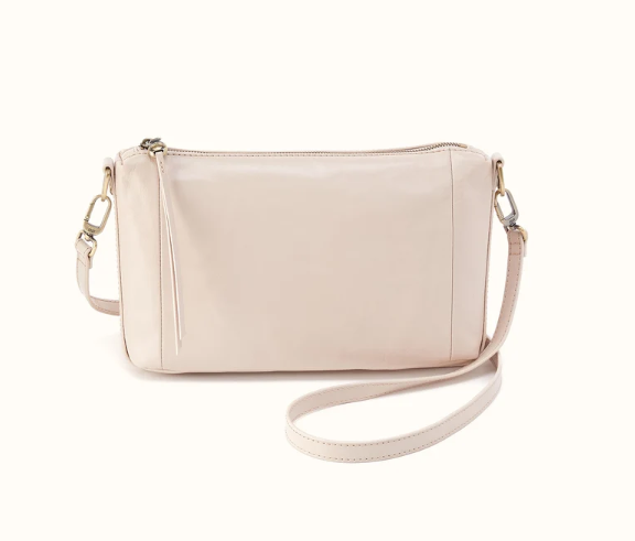 Hobo Darcy Carry-All Crossbody - Polished Leather | Pale Flax