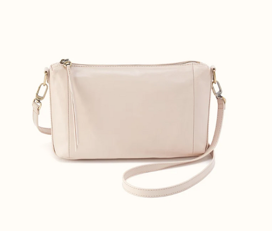 Hobo Darcy Carry-All Crossbody - Polished Leather | Pale Flax