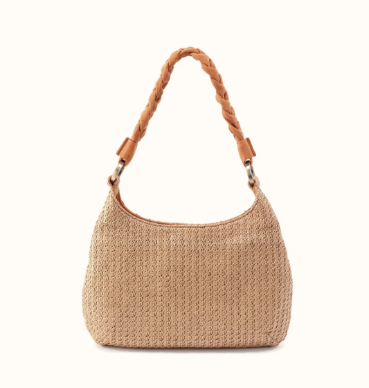 Hobo Madison Shoulder - Woven Straw | Meadow Woven Straw