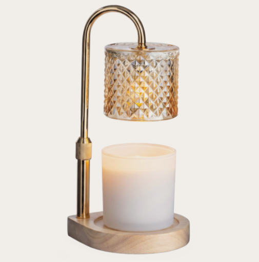 Champagne Crystal Candle Warmer Lamp
