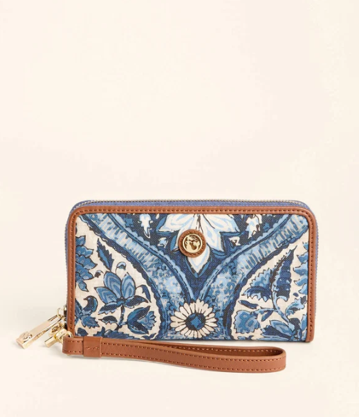 Spartina 449 Wallet - Japonica Cartouche Blue