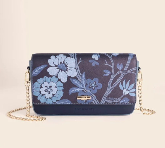 Spartina Helen Crossbody - Japonica Floral Navy