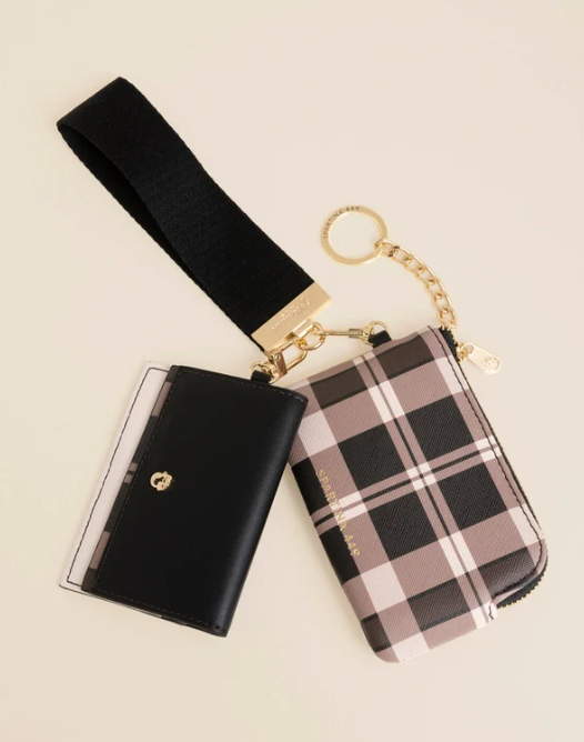 Spartina Grab-n-Go Dual Wristlet -Tabby Plaid