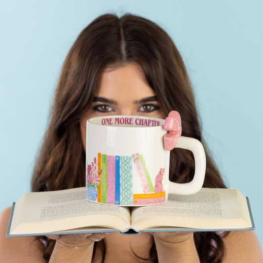 One More Chapter Mug with Bow Handle
