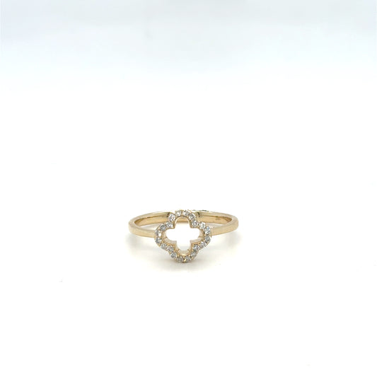 .15ct Diamond Cluster Ring set in Yellow Gold