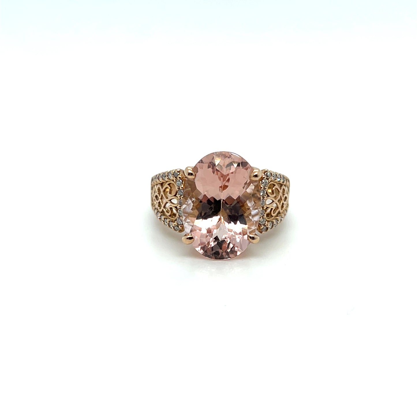 Simply Vera Wang Morganite & Diamond Ring – .35ctw