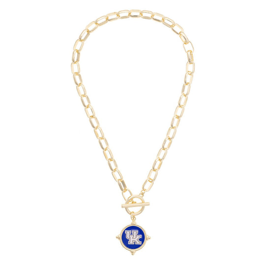 Ky Wildcats Logo Intaglio Necklace