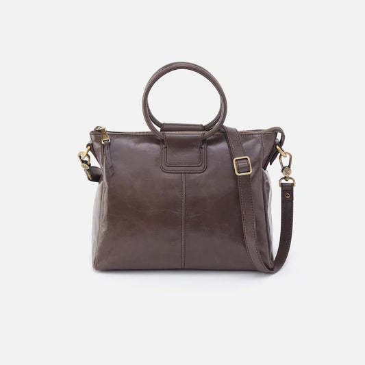 Hobo Sheila Medium Satchel - Polished Leather | Hearthstone