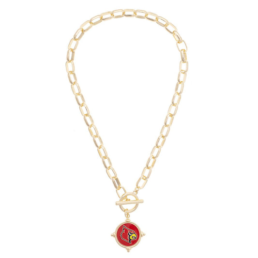Louisville Cardinals Logo Intaglio Necklace