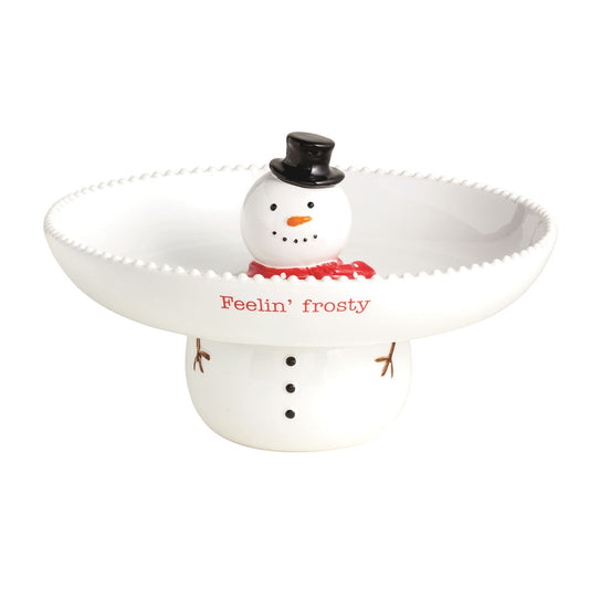 Mudpie Stackable Snowman Server Set