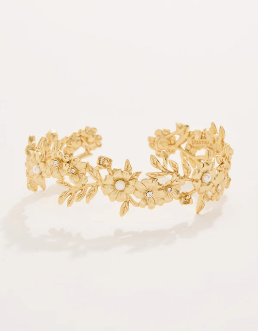 Spartina Posy Party Cuff Crystal