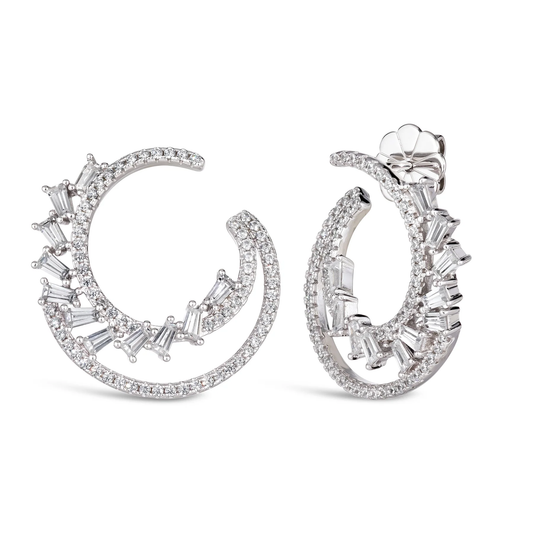 Anna Zuckerman - Olivia Diamond Crystalline Earrings