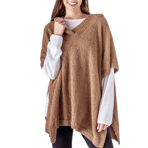 Always Cozy Hooded Poncho