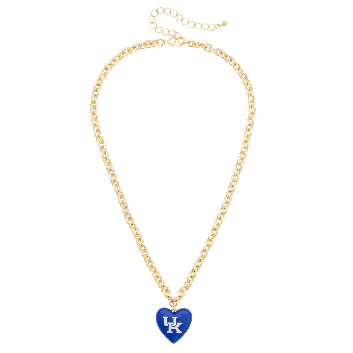 Ky Wildcats Heart Pendant